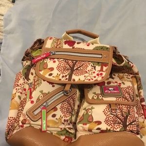 Lilly Bloom owl backpack